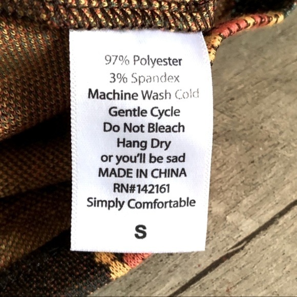 LuLaRoe Cassie Skirt Small Brown Pixel Rose Floral Print Stretch Pencil NWT - Picture 8 of 8